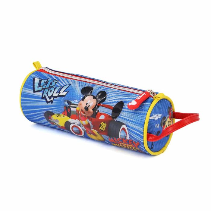 Estuche Portatodo Cilíndrico Racers Disney Mickey Mouse Azul 1