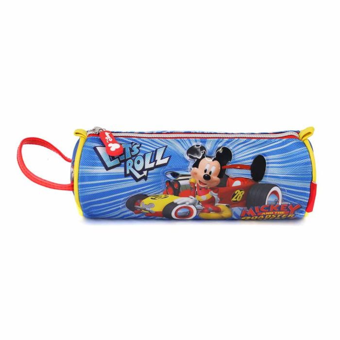 Estuche Portatodo Cilíndrico Racers Disney Mickey Mouse Azul 2