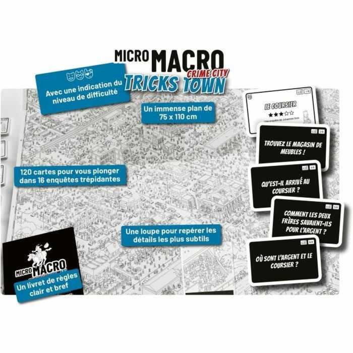 Juego de Mesa BlackRock Micro Macro: Crime City - Tricks Town 1