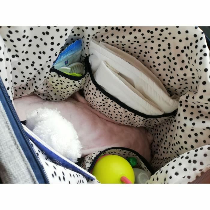 Bolso Cambiador de Pañales Baby on Board Gris 4