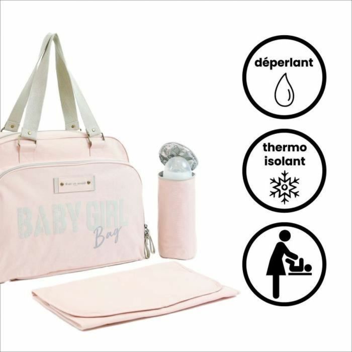 Bolso Cambiador de Pañales Baby on Board Simply Babybag Rosa 4