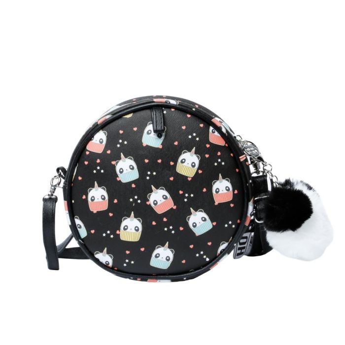 Bolso Redondo Pequeño Pandicorn Oh My Pop! Negro 2