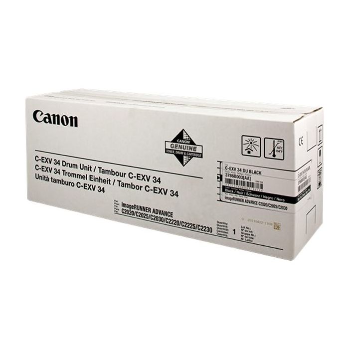 Canon Tambor Negro Ir C2030, 2030I, 2020, 2020I, 2020 L, 2025I, 2225I - Cexv34 Canon Tambor Negro Ir C2030, 2030I, 2020, 2020I, 2020 L, 2025I, 2225I - Cexv34