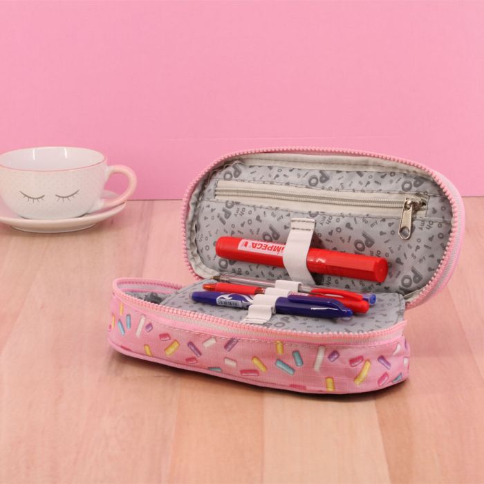 Estuche Portatodo Pencil Sprinkles Oh My Pop! Rosa 3