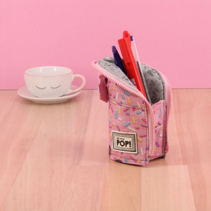 Estuche Portatodo Vertical Sprinkles Oh My Pop! Rosa 4