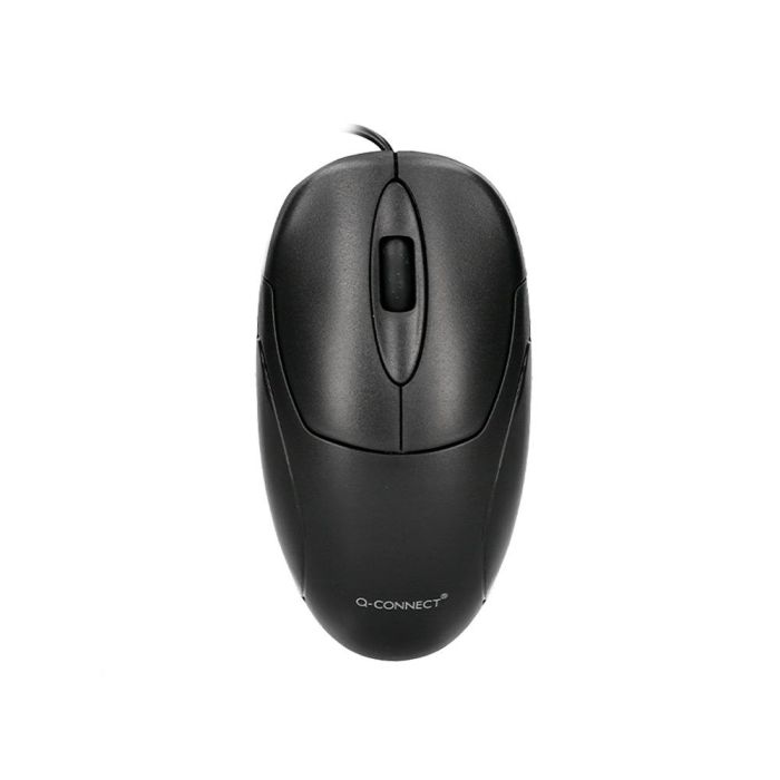 Raton Q-Connect Optico 800 Dpi Usb 1,5 grhz Negro