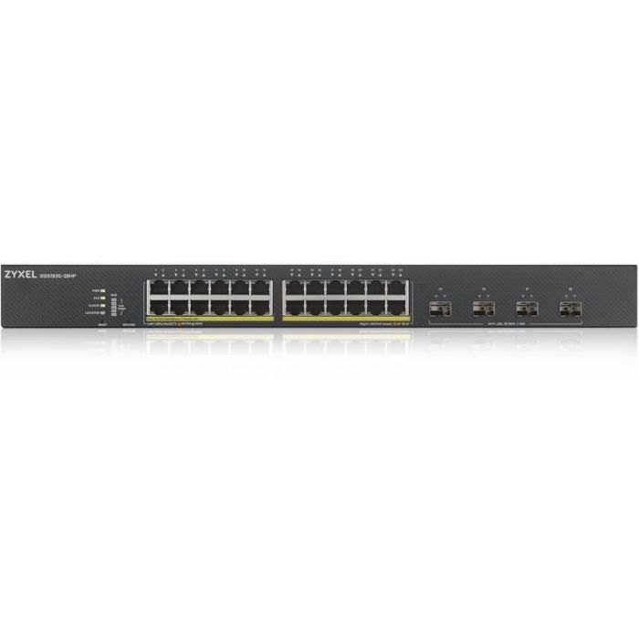 Zyxel Switch 28 Puertos XGS1930-28HP-EU0101F Gestionado L3 Gigabit Ethernet 24 Puertos RJ45 4 Puertos SFP+ PoE 375W 10G 128Gbit/s 1 Zyxel Switch 28 Puertos XGS1930-28HP-EU0101F Gestionado L3 Gigabit Ethernet 24 Puertos RJ45 4 Puertos SFP+ PoE 375W 10G 128Gbit/s 1