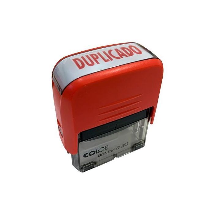 Colop Sello Printer C20 Formula " Duplicado " Almohadilla E-20 14x38 mm Rojo Colop Sello Printer C20 Formula " Duplicado " Almohadilla E-20 14x38 mm Rojo
