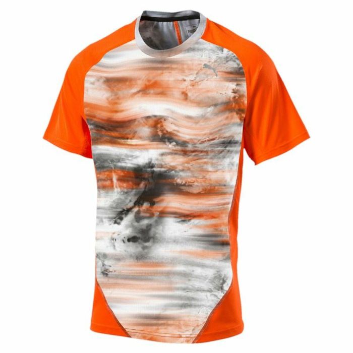 Camiseta de Manga Corta Hombre Graphic Tee Shocking Puma Graphic Tee Shocking Naranja