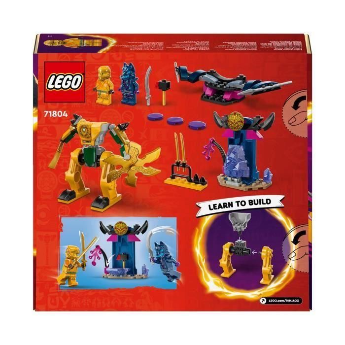 LEGO 71804 NINJAGO Robot de Lucha de Arin, Juguete Ninja con Minifiguras de Arin, Mini-Katana y Robots 5 LEGO 71804 NINJAGO Robot de Lucha de Arin, Juguete Ninja con Minifiguras de Arin, Mini-Katana y Robots 5