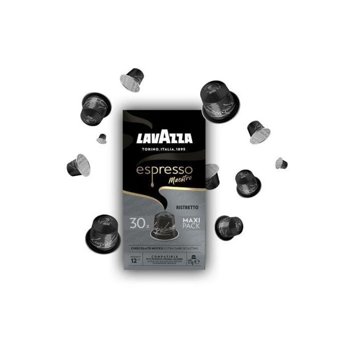 Cápsula Lavazza Espresso Maestro Ristretto para cafeteras Nespresso/ Caja de 30 1 Cápsula Lavazza Espresso Maestro Ristretto para cafeteras Nespresso/ Caja de 30 1