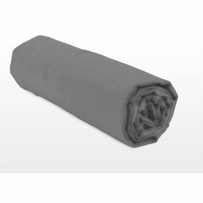 Home Linge Passion HP71770 Sábana bajera ajustable de Microfibra, 160x200 cm con capó 30 cm, 82g, Gris Antracita 1 Home Linge Passion HP71770 Sábana bajera ajustable de Microfibra, 160x200 cm con capó 30 cm, 82g, Gris Antracita 1