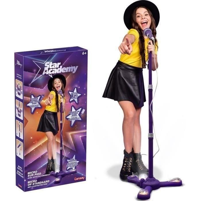 Micrófono con soporte - STAR ACADEMY Micrófono con soporte - STAR ACADEMY