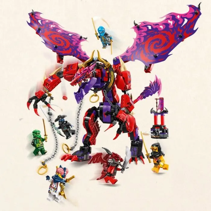 Lego 71832 NINJAGO Thunderfang: Dragón del Caos - Set de construcción de juguete para niños de 8 años en adelante 2