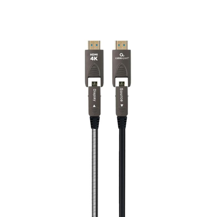 Cable HDMI GEMBIRD CCAP-HDMIDD-AOC-10M Negro Cable HDMI GEMBIRD CCAP-HDMIDD-AOC-10M Negro