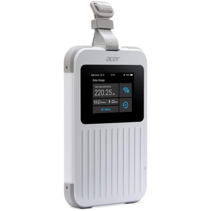 Acer Connect M6E 5G Mobile Wi-Fi 6E Enrutador Portátil con Pantalla Táctil de 8000 mAh 1