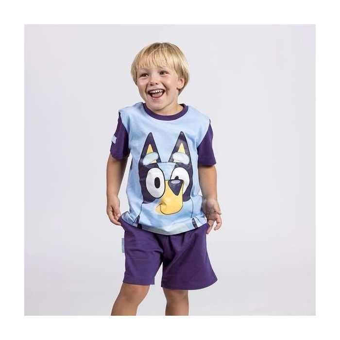 Cerdá Conjunto 2 Piezas French Terry Bluey Niños Talla 4 Años Azul 3