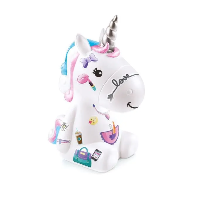 Canal Toys OFG 287 Figuras Familia Unicornio Mamá Luminosa y Dos Bebés para Decorar 3