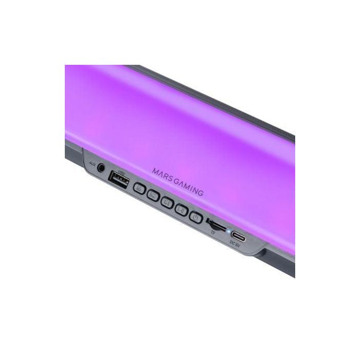 Barra de Sonido con Bluetooth Mars Gaming MSB-ORB/ 20W/ 2.0/ Negra 1 Barra de Sonido con Bluetooth Mars Gaming MSB-ORB/ 20W/ 2.0/ Negra 1
