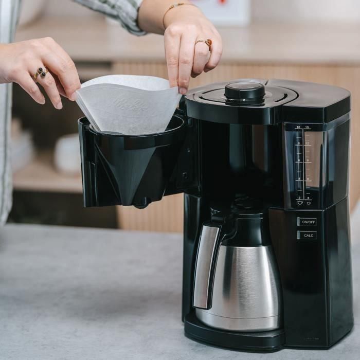 Cafetera - MELITTA - Look V Therm 1025-12 - 1080 W - 1,25 L - Negra 3 Cafetera - MELITTA - Look V Therm 1025-12 - 1080 W - 1,25 L - Negra 3