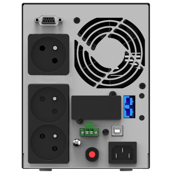 PowerWalker VFI 1000 AT FR UPS Online 1 kVA Doble Conversión 900W 80-300V 40-70Hz LCD Tipo F/E/G 2