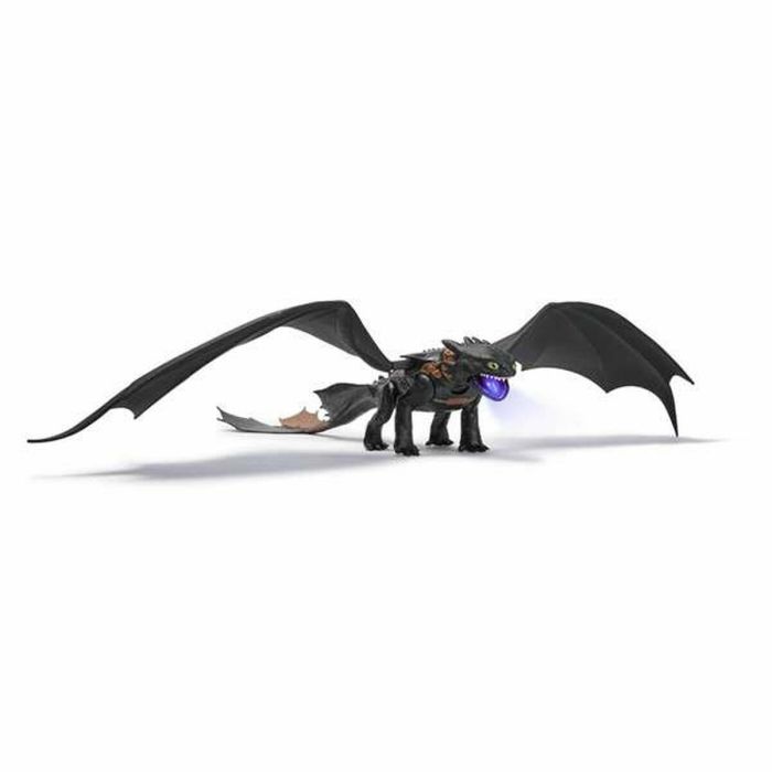 Spin Master Dragón Toothless Electrónico de Lujo Con Sonidos y Luces, 15,24x35,56x25,4 cm, Incluye 3 Pilas AAA, Edad 4+ 5 Spin Master Dragón Toothless Electrónico de Lujo Con Sonidos y Luces, 15,24x35,56x25,4 cm, Incluye 3 Pilas AAA, Edad 4+ 5