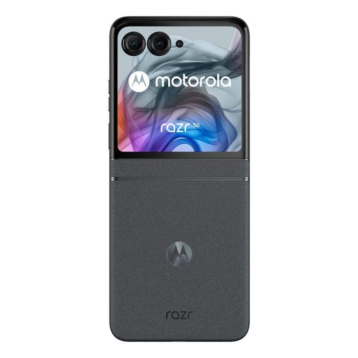 Motorola razr 50 Smartphone Plegable 6.9" pOLED (3.63" ext) 5G Android 14 Dual SIM 50MP 8GB RAM 256GB 4200mAh Gris IPX8 1