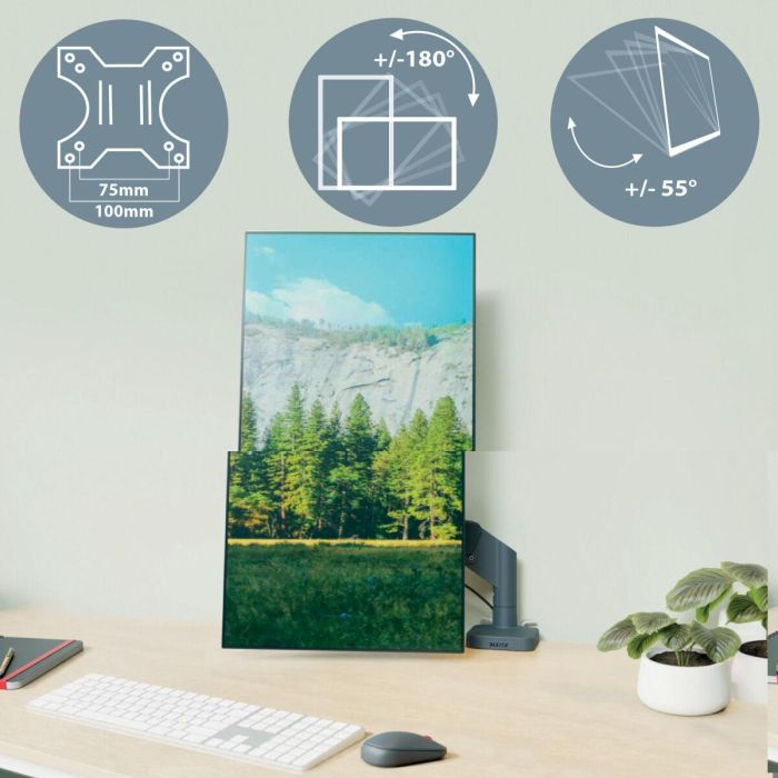Soporte de Mesa para Pantalla Leitz Ergo Space Saving 17" 32" 3 Soporte de Mesa para Pantalla Leitz Ergo Space Saving 17" 32" 3