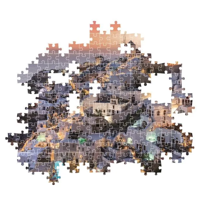 Clementoni CLE8005125399338 Puzzle 1000 Piezas Tonos de Santorini 2