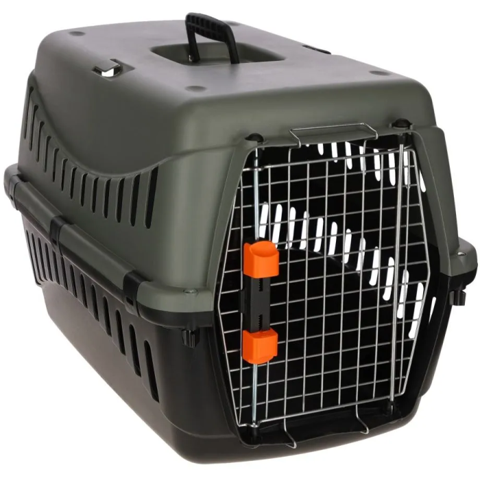 Caja de transporte - KERBL - Eco - Gris/verde - 58 × 38 × 38 cm 0 Caja de transporte - KERBL - Eco - Gris/verde - 58 × 38 × 38 cm 0