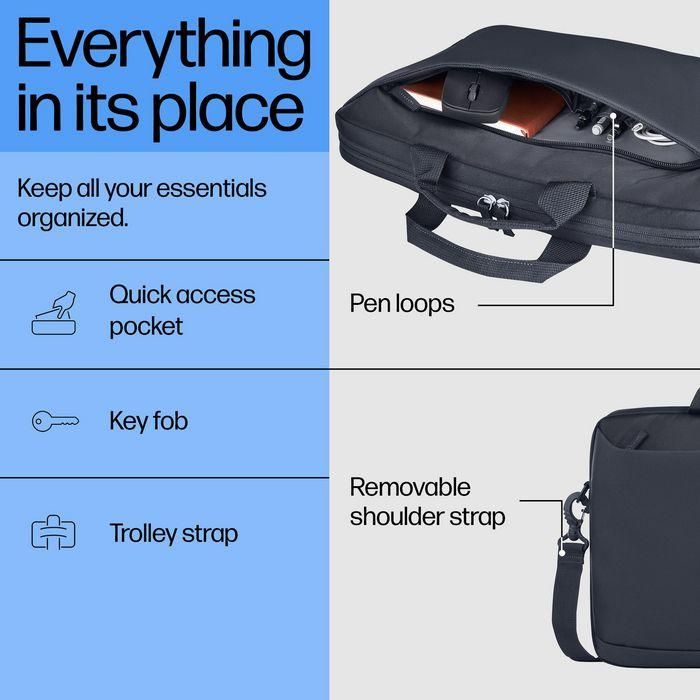 Maletín para Portátil HP A08JTAA Gris 5