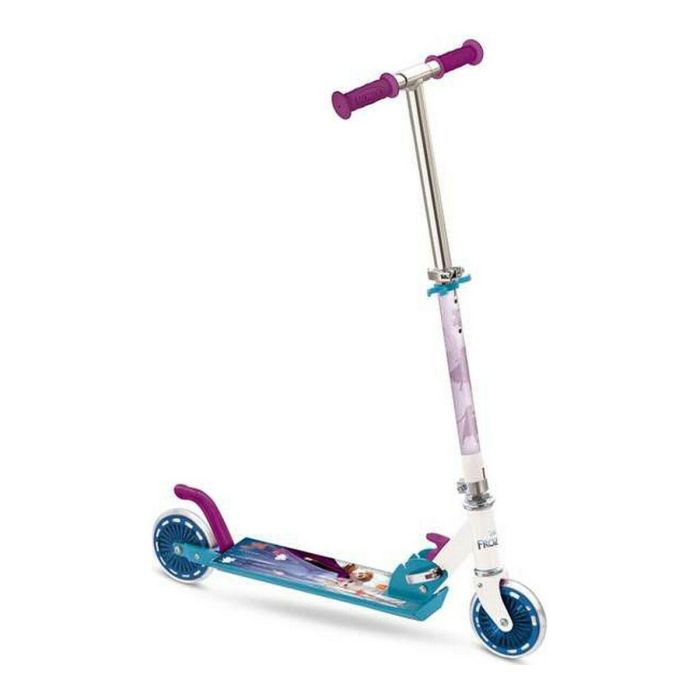 Mondo Scooter plegable de 2 ruedas Disney La Reina de la Nieve - Manillar ajustable, peso máx 50 Kg, para niña a partir de 3 años 1 Mondo Scooter plegable de 2 ruedas Disney La Reina de la Nieve - Manillar ajustable, peso máx 50 Kg, para niña a partir de 3 años 1