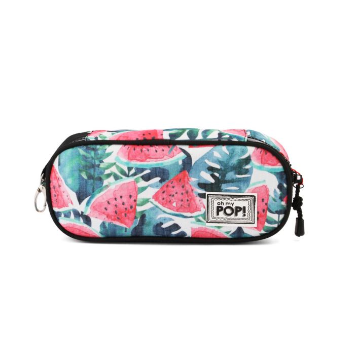 Estuche Portatodo Pencil Watermelon Oh My Pop Rojo