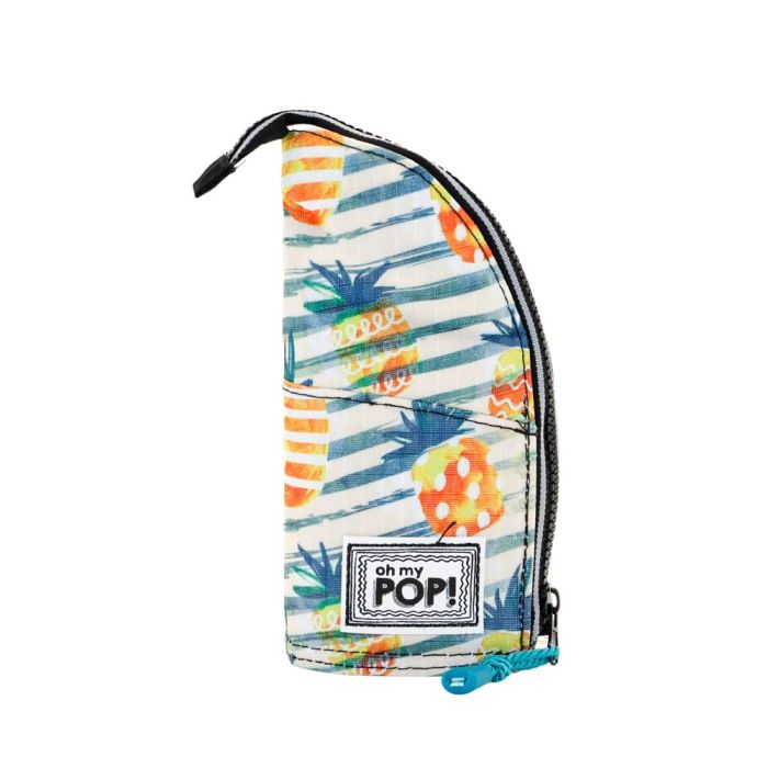 Estuche Portatodo Vertical Ananas Oh My Pop! Amarillo 1