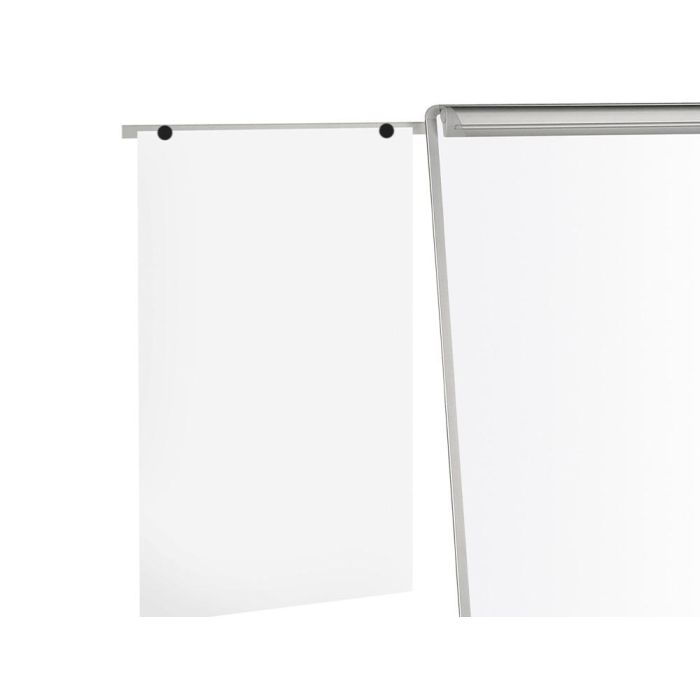 Pizarra Blanca Q-Connect Con Tripode 90x70X195 cm Y Brazos Extensibles Para Conferencias Superficie Laminada 3