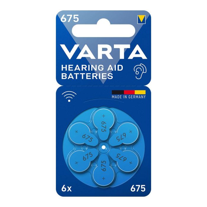 Pila para audífonos Varta Hearing Aid 675 PR44 6 Unidades