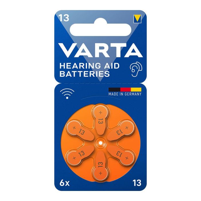 Pila para audífonos Varta Hearing Aid 13 6 Unidades