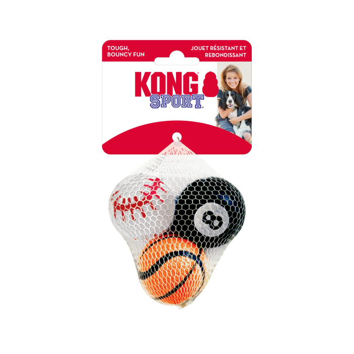 Kong Sports Balls Pequeño 3 Unidades Abs3E