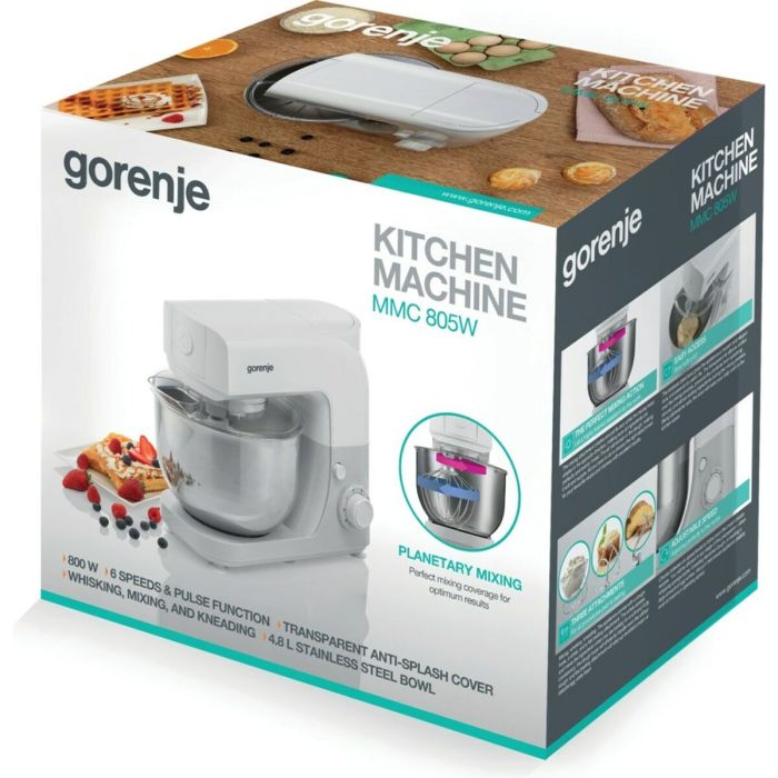 Robot de Cocina Gorenje MMC805W Blanco 800 W 4,8 L 2