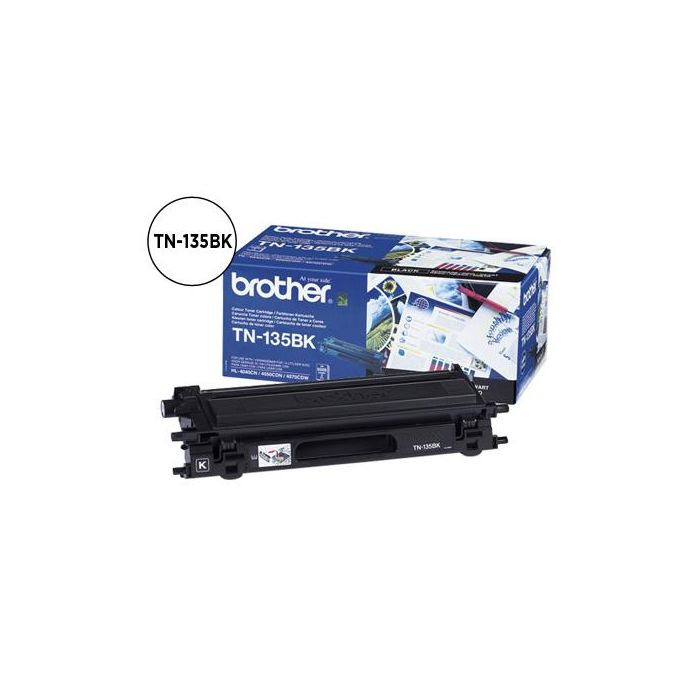 Toner Brother Tn135Bk Hl-4040Cn-4050Cdn-4070Cdw Dcp-9040-9045 Mfc-9440-9840 Negro -5.000@5%-