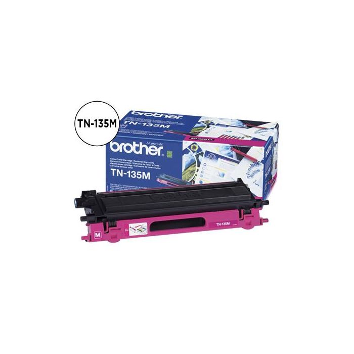 Toner Brother Tn135M Hl-4040Cn-4050Cdn-4070Cdw Dcp-9040-9045 Mfc-9440-9840 Magenta -4.000@5%-