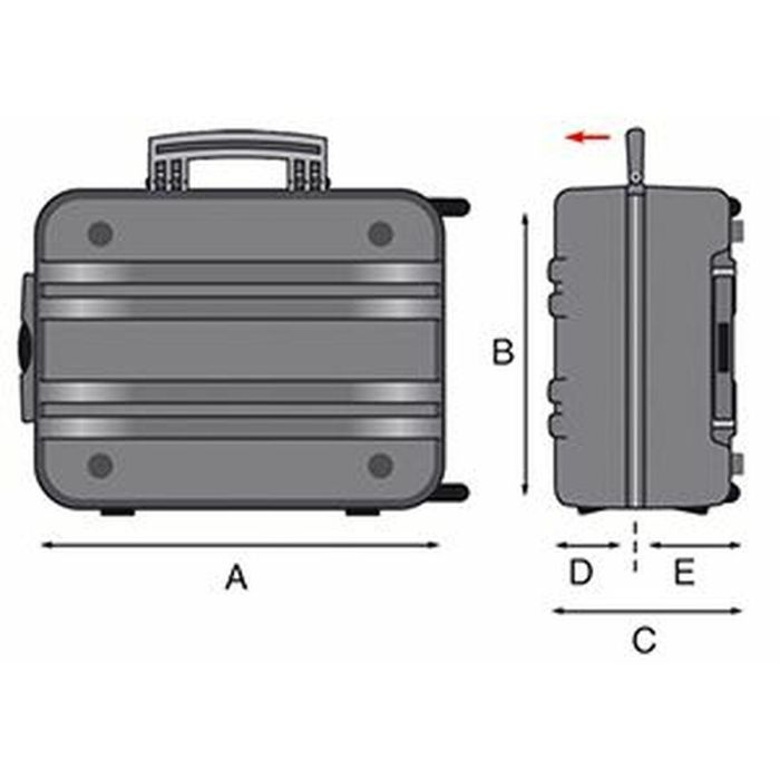 Maletín de Herramientas GT Line Poliéster PVC Metal Polietileno Caucho 1