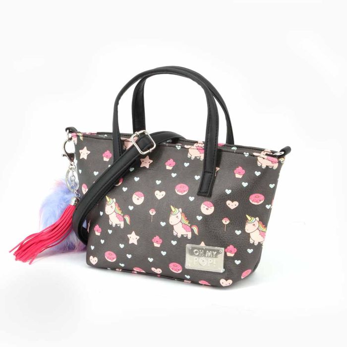 Bolso Tote Pequeño Popnicorn Oh My Pop! Negro 1