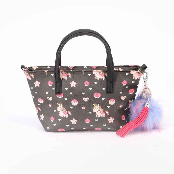 Bolso Tote Pequeño Popnicorn Oh My Pop! Negro 2