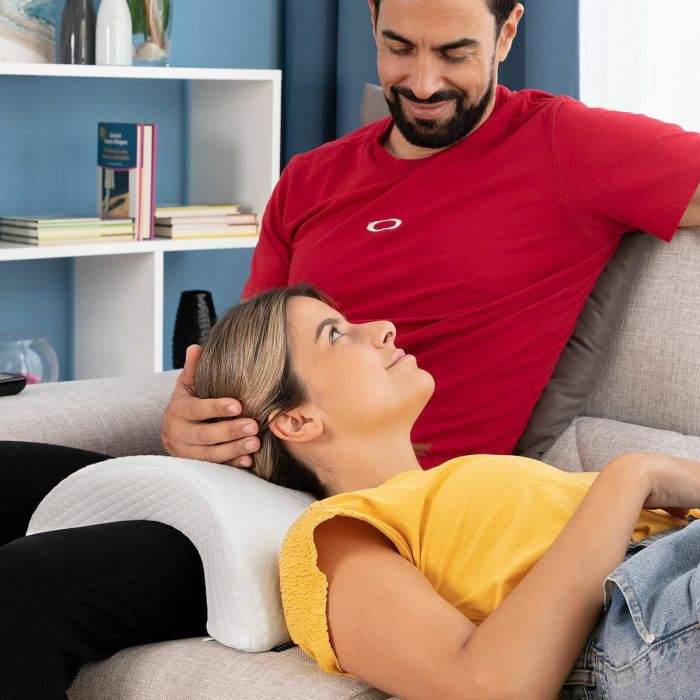 Almohada Viscoelástica Cervical para Parejas Cozzy InnovaGoods 9 Almohada Viscoelástica Cervical para Parejas Cozzy InnovaGoods 9