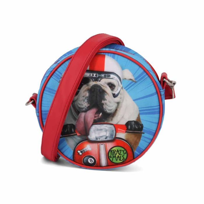 Bolso Redondo Bulldog Karactermania Krazymals Azul