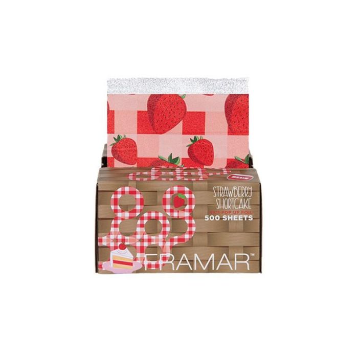 Papel De Aluminio Coloración Strawberry Shortcake 500 Láminas 12,7 cm X 27,9 cm Framar