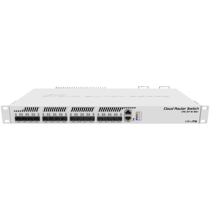 Mikrotik CRS317-1G-16S+RM Switch 16 Puertos SFP+ 10G, 1GB RAM, RouterOS/SwitchOS