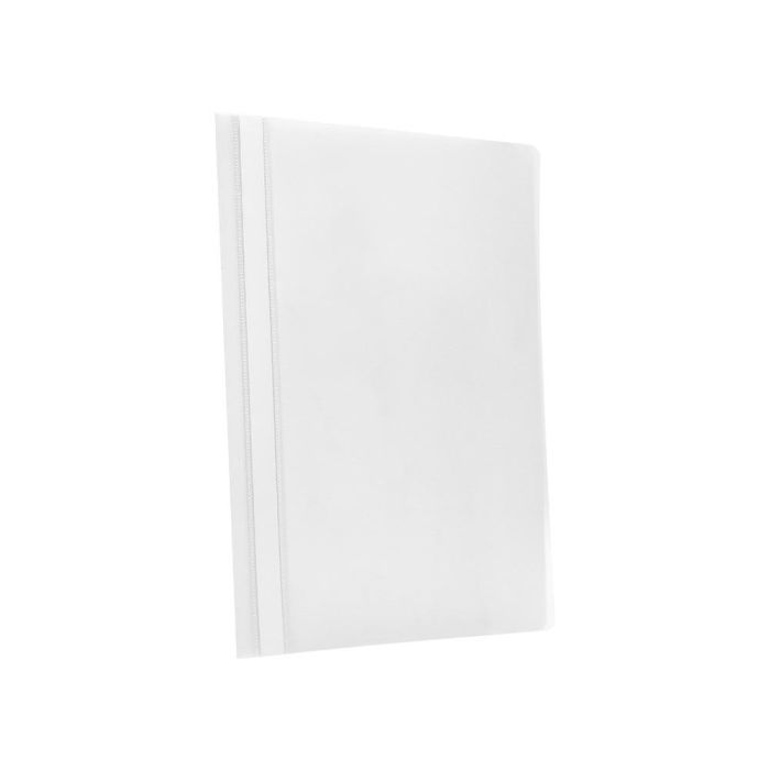 Carpeta Dossier Fastener Plastico Q-Connect Din A4 Blanco 25 unidades 4