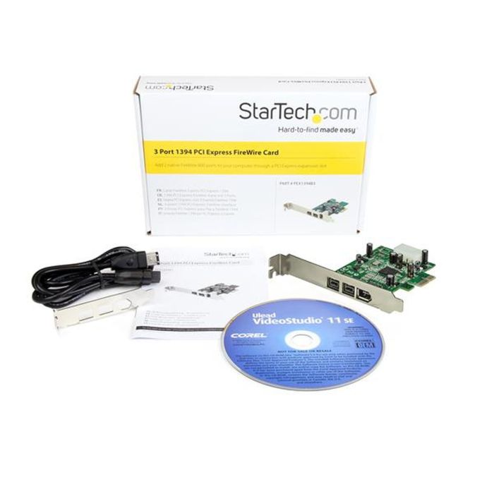 Tarjeta PCI Startech PEX1394B3            1